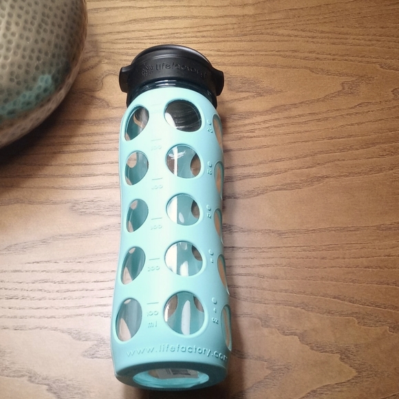 Aqua Life Factory Glass Water Bottle w/ Silicone Sleeve - Picture 7 of 11